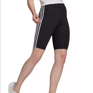 Adidas Women's High-Waisted Biker Shorts PrimeBlue